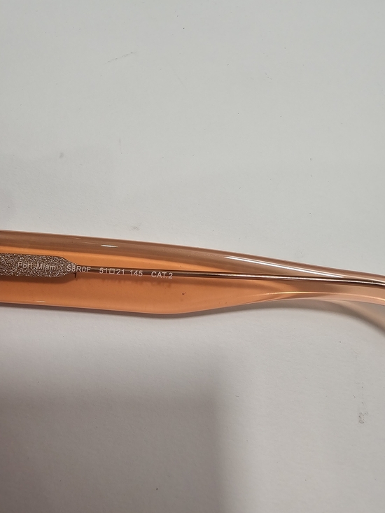 PRIVE REVAUX Port Miami Light Pink Square Sunglasses Polarized UV400 NWT main image 9